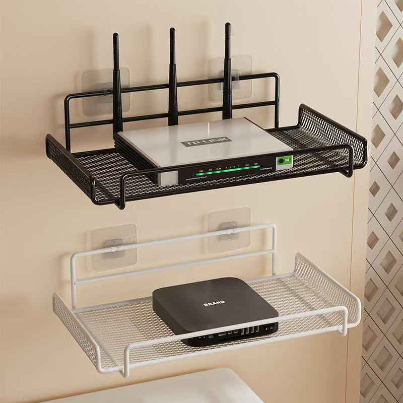 Kitchen Gadgets Organizer - Wandhalterung für Router ohne Bohren, Metallgitter,