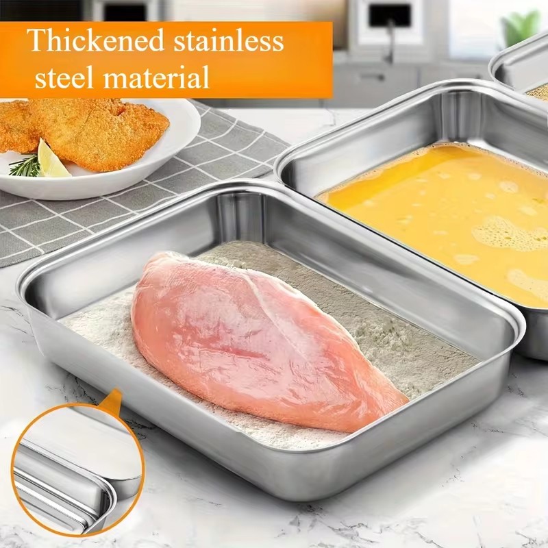 3-teilige Edelstahl-Lebensmitt – Kitchen Gadgets Organizer Bewertung und Preis